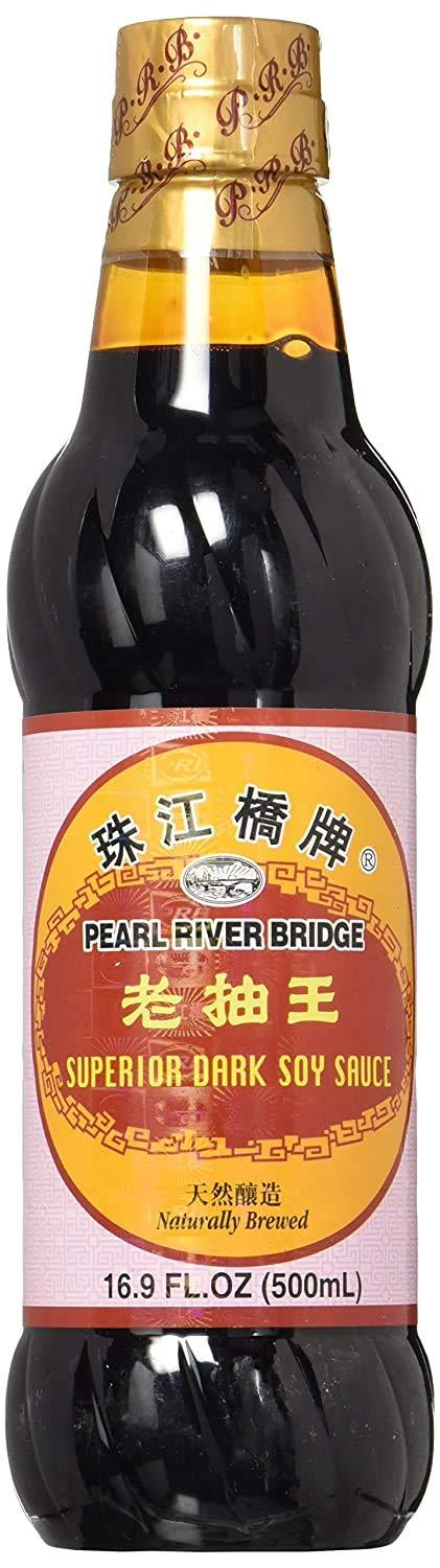 Soy Sauce, Pearl River Bridge Superior Dark ,16.9-Ounce Plastic Bottles - Mighty Depot