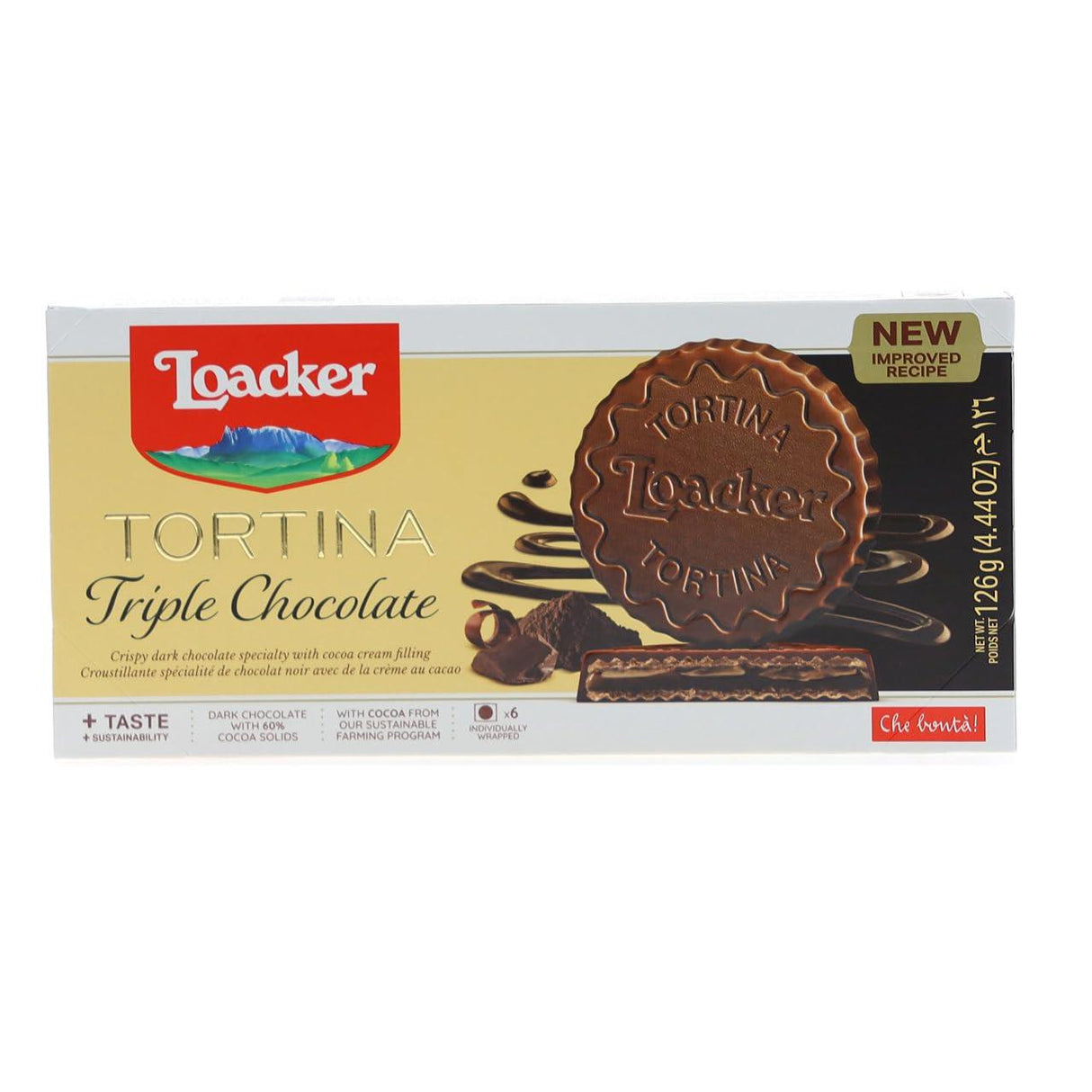 Loacker Tortina 3 PACK BUNDLE | 3 DIFFERENT Flavors | 4.44 Oz Each Pack - Mighty Depot