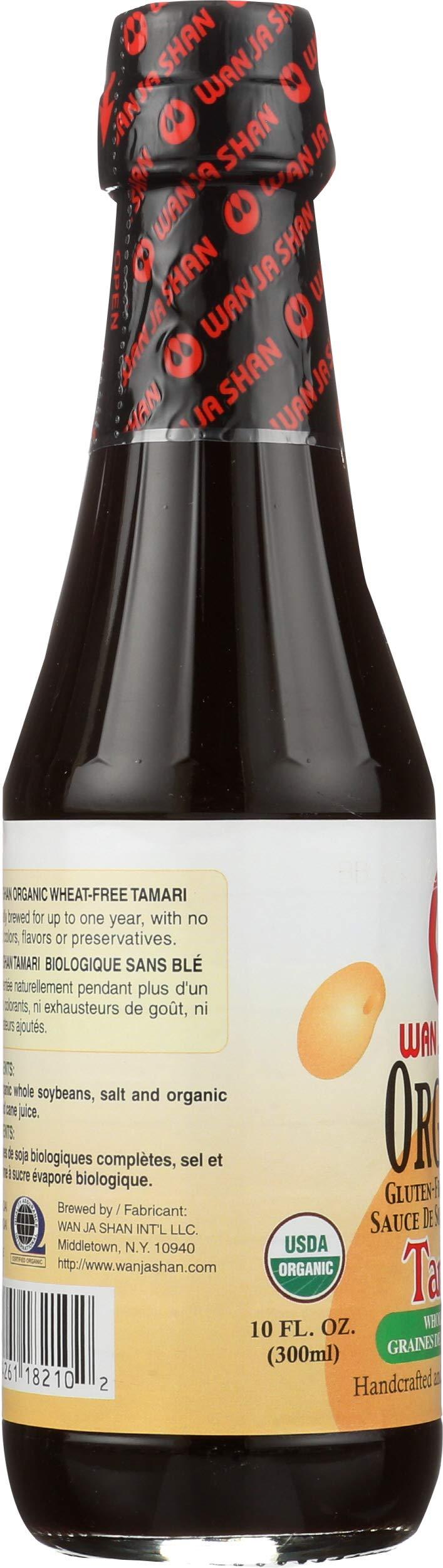 Wan Ja Shan Tamari Organic Soy Sauce Gluten Free - 10 fl oz - Mighty Depot