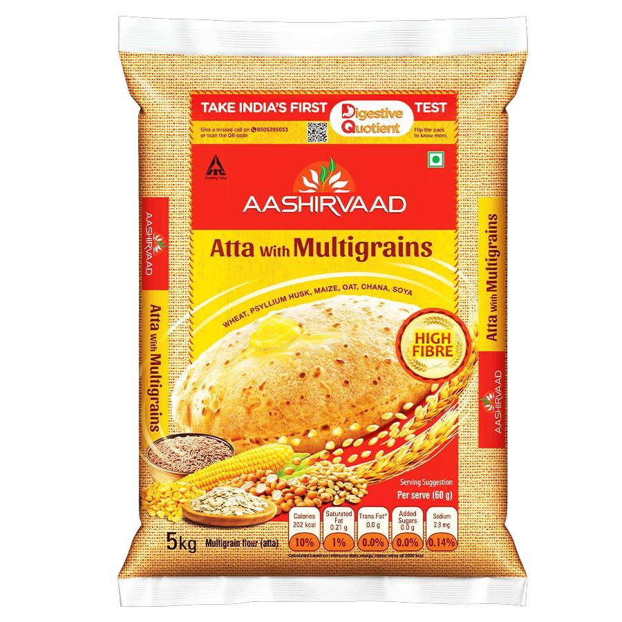 ITC Aashirvaad Atta with Multi Grains 11lb - Mighty Depot