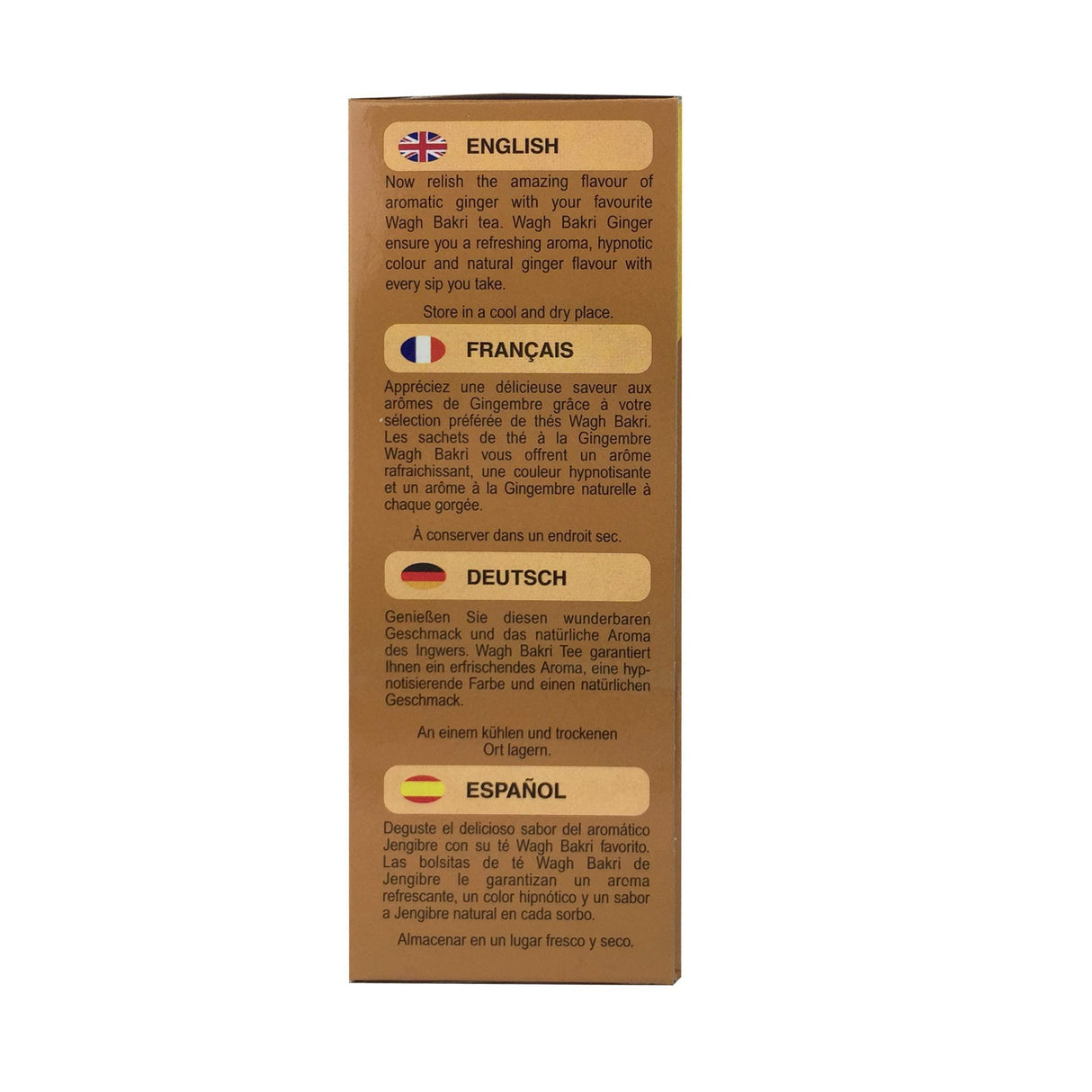 Wagh Bakri Ginger Tea 10ct - Mighty Depot