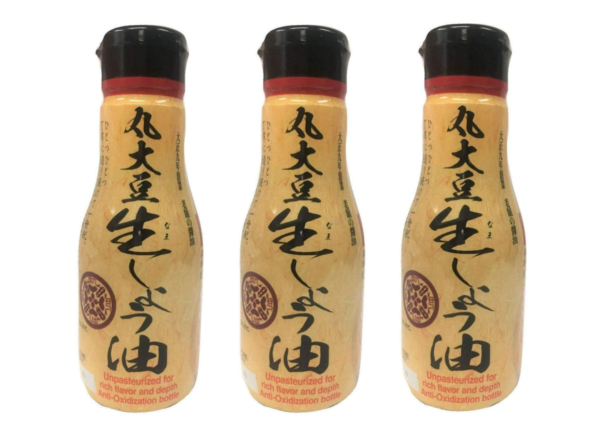 Shirakiku Soy Sauce Less Sodium 39% Less Sodium, 6.76 Fl Oz, Pack of 3 (Draft, Pack of 3 (6.76 Fl Oz x 3 Pack)) - Mighty Depot