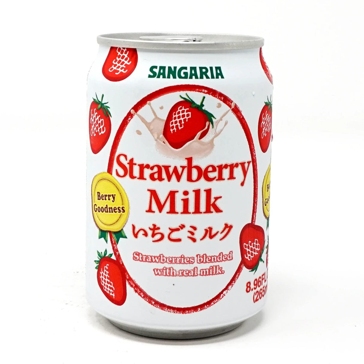 Sangaria Strawberry Milk 8.96 Fl oz (Pack of 24) - Mighty Depot