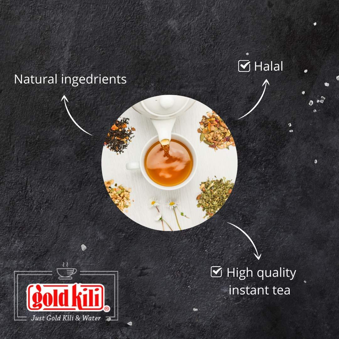 Gold Kili instant Ginger Lemon drink 10 sachets 6.3oz/18gx10 - Mighty Depot