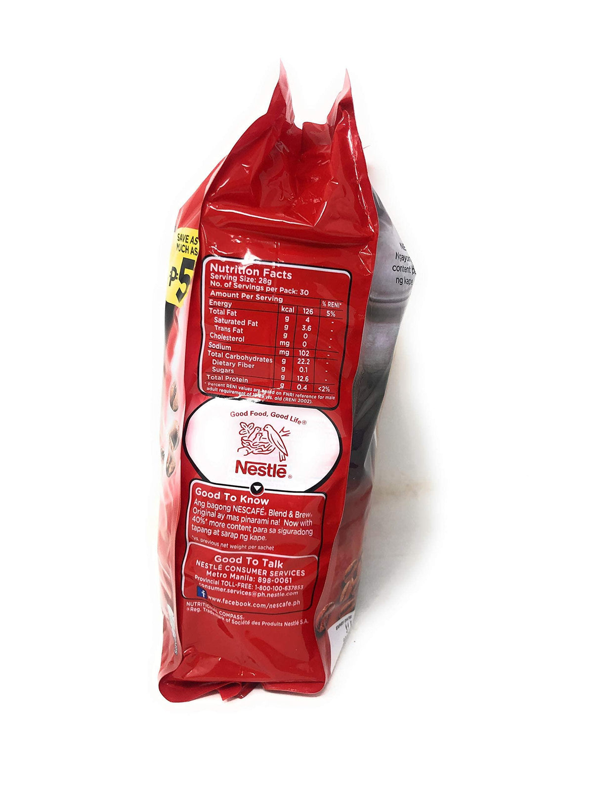 Nescaf e blend and brew ground bag coffee - Mighty Depot