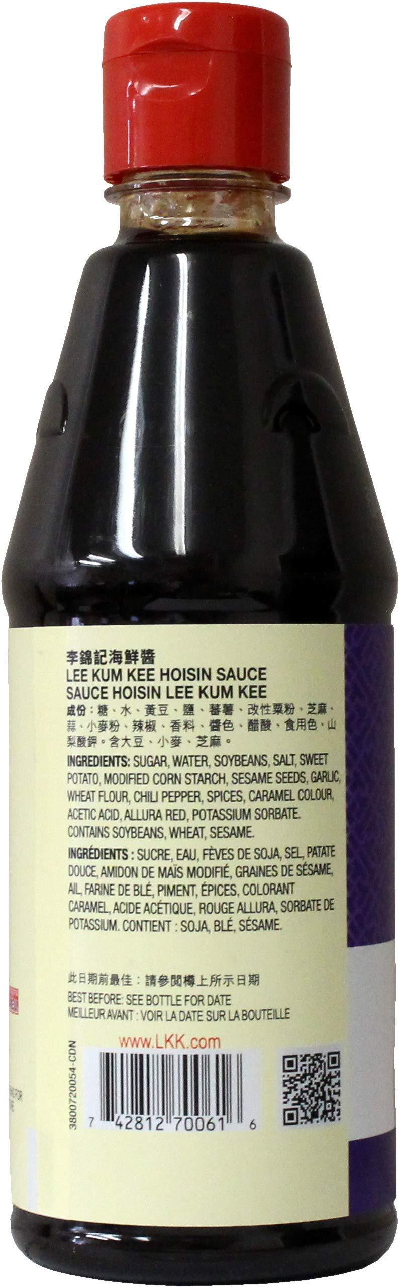 4 BOTTLES LEE KUM KEE HOISIN SAUCE 20 oz each bottle - Mighty Depot