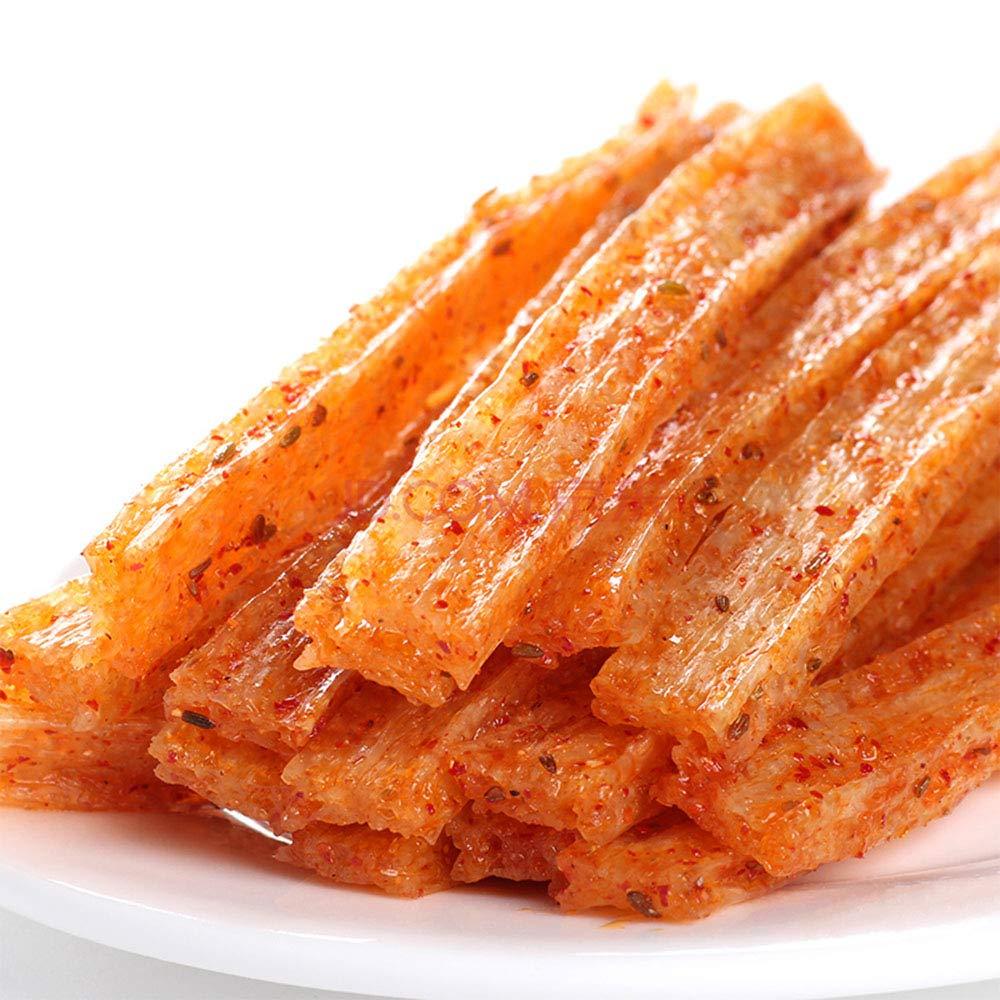 Weilong Spicy Big Gluten Spicy 102g/Pack Chongqing Flavor Casual Snacks Vegetarian Classic卫龙辣条一根根大面筋 香辣大辣条102g/袋 重庆风味休闲零食小吃 - Mighty Depot