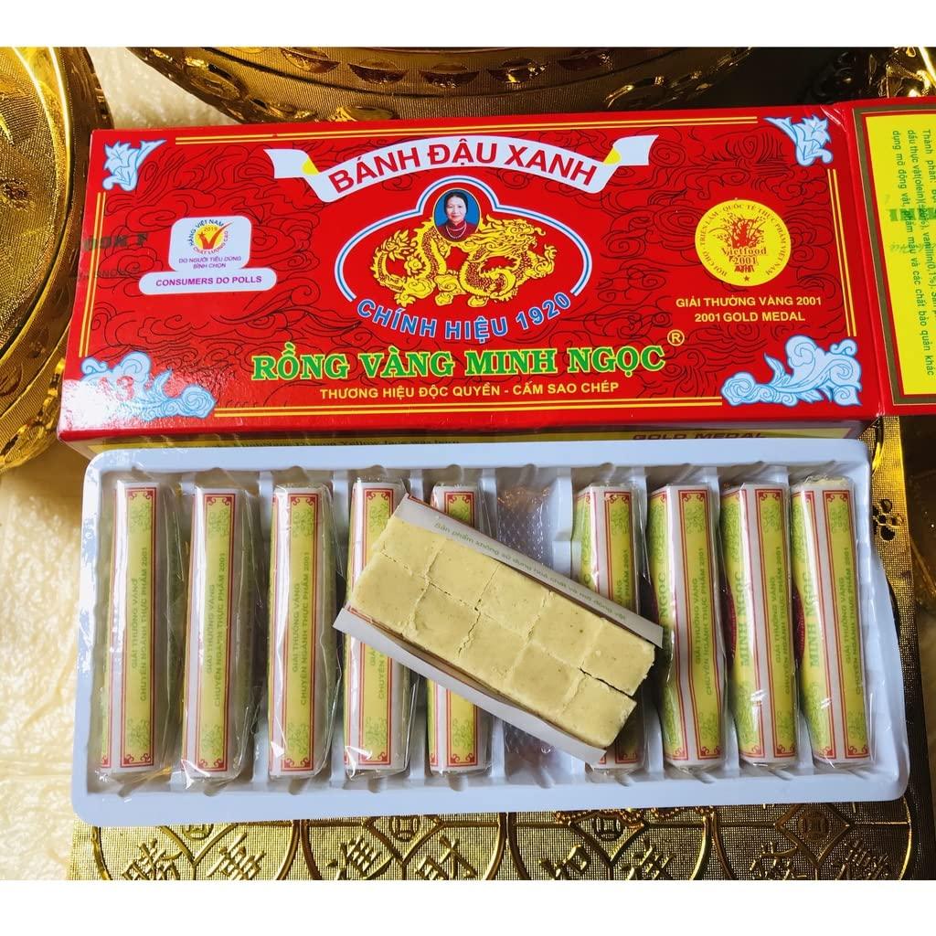 Rong Vang Minh Ngoc - Vietnam Cake Of Green Peas 240 g / 8 oz - Mighty Depot