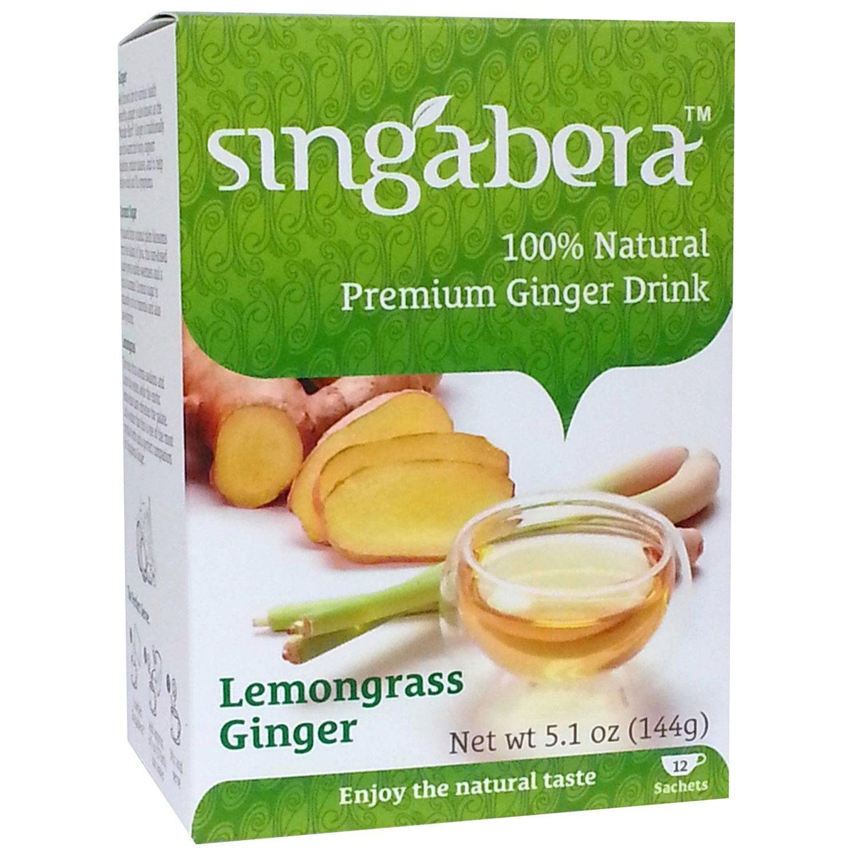 Singabera Ginger Drink - Lemon Ginger Flavor 6.3 oz (Pack of 3) - Mighty Depot