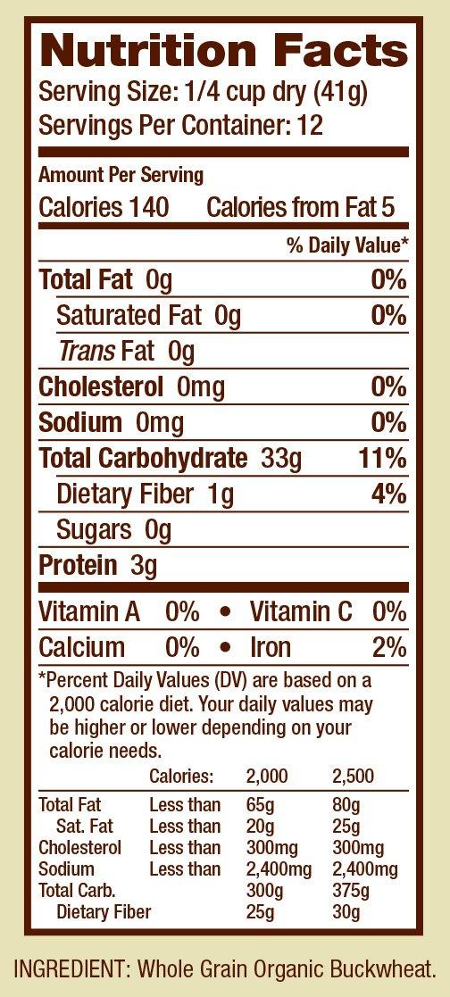 Bob's Red Mill Gluten Free Organic Creamy Buckwheat Hot Breakfast Cereal, 18 Ounce (Pack of 4) - Mighty Depot