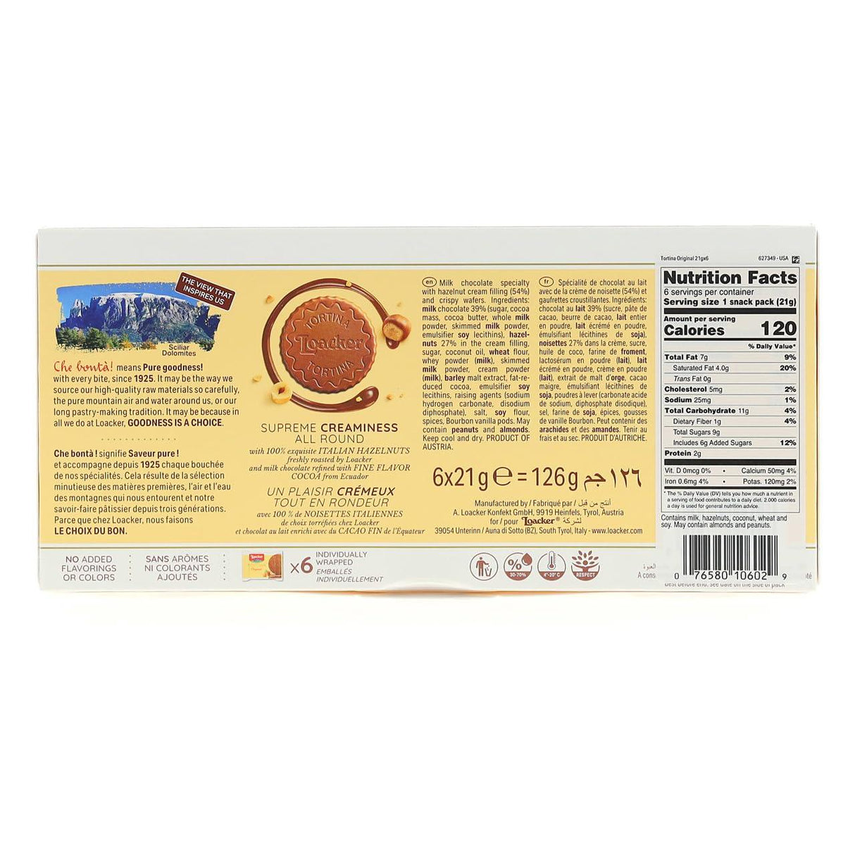 Loacker Tortina 3 PACK BUNDLE | 3 DIFFERENT Flavors | 4.44 Oz Each Pack - Mighty Depot