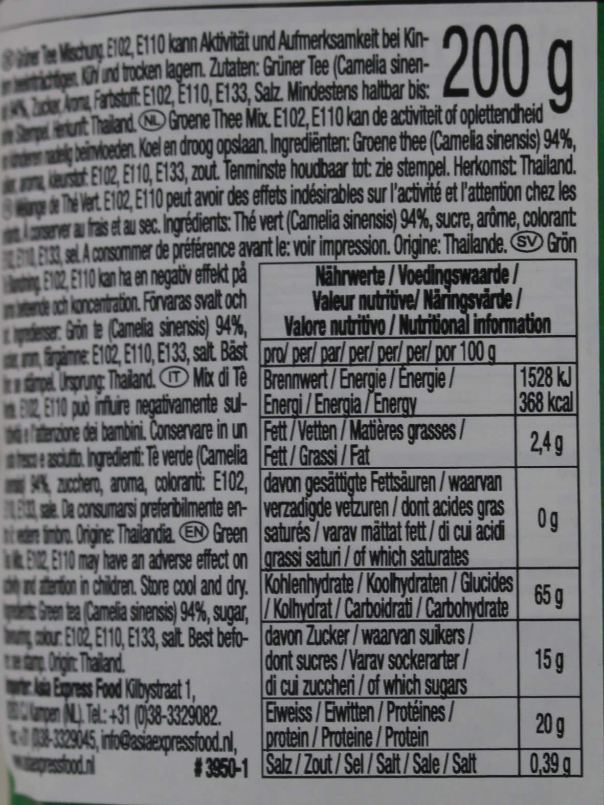 Number One Milk Green Tea Mix in Fine Loose Leaves with Mild Jasmine Flavor, Effortlessly Make Iced Thai Green Tea with Milk or Boba Tea, 70-Year-Old Traditional Brand from Thailand (7 oz Bag) - Mighty Depot