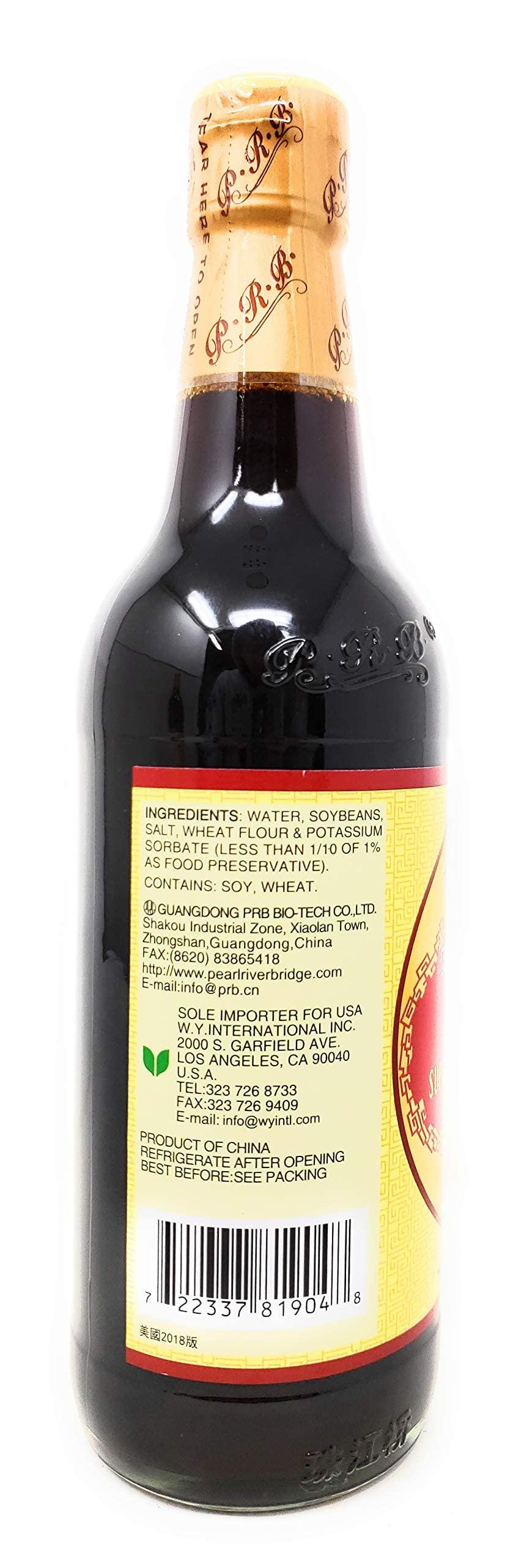 Pearl River Bridge Superior Light Soy Sauce Bottle, 16.9 Fl Oz (Pack of 2) - Mighty Depot