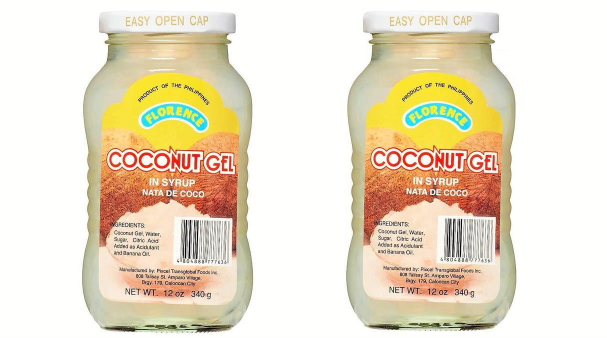 Florence Coconut Gel in Syrup 340g, 2 Pack - Mighty Depot