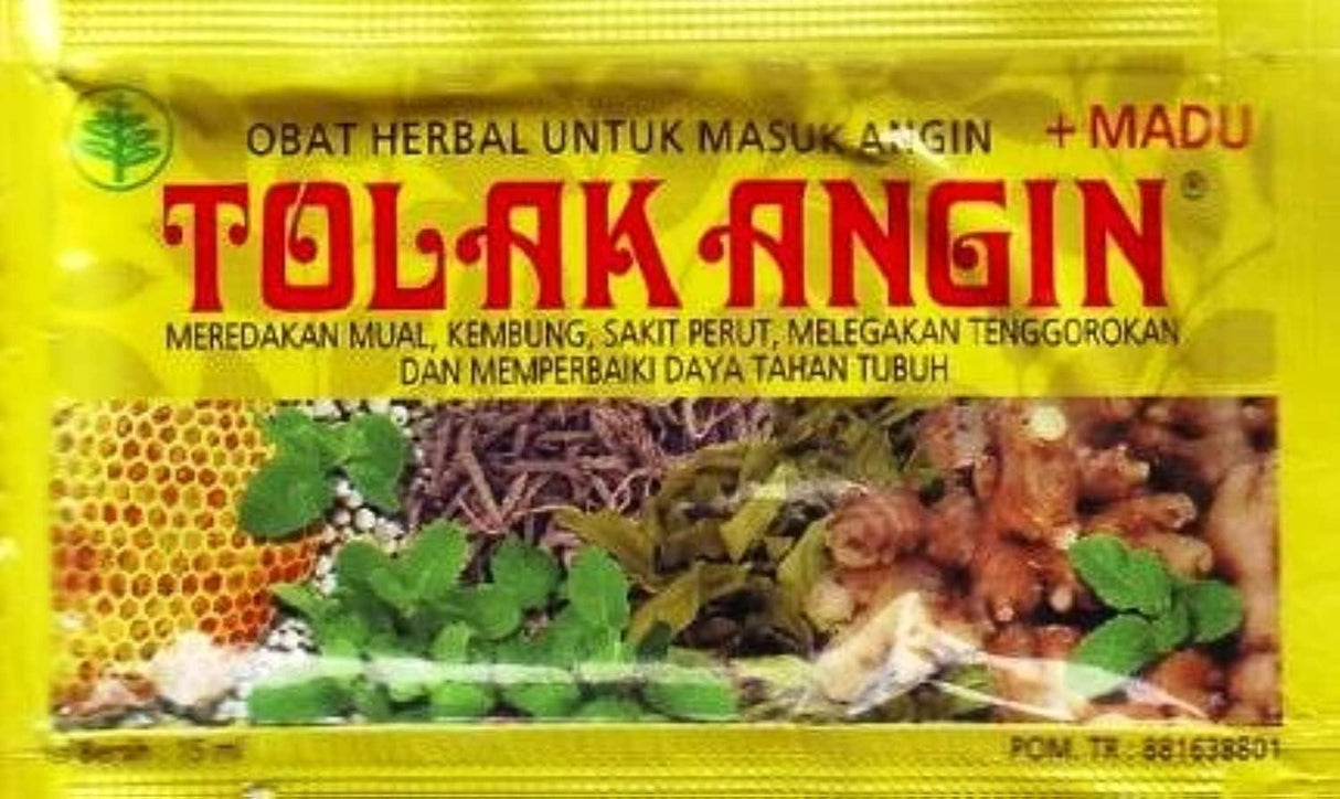 Sido Muncul Tolak Angin Herbal with Honey 12-ct, 180 Ml/ 6 fl oz (Pack of 2) - Mighty Depot