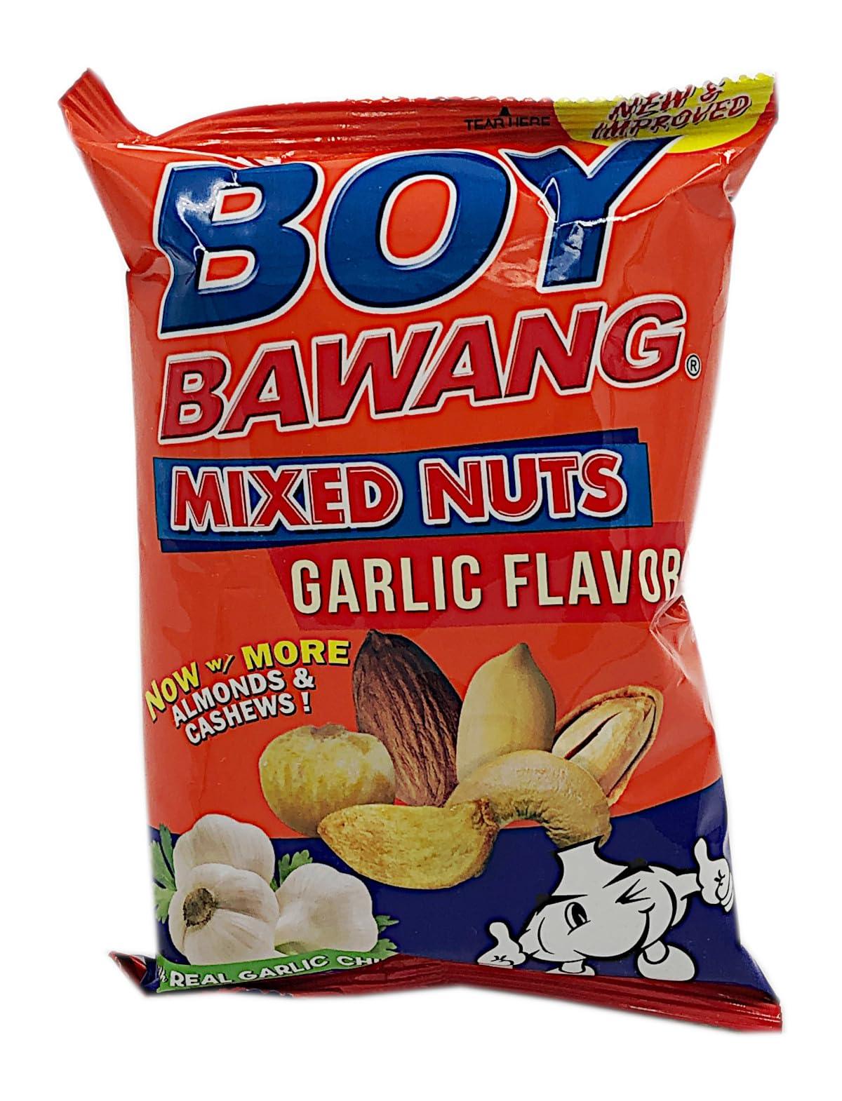 Boy Bawang Mixed Nuts Garlic 3.5oz - Mighty Depot