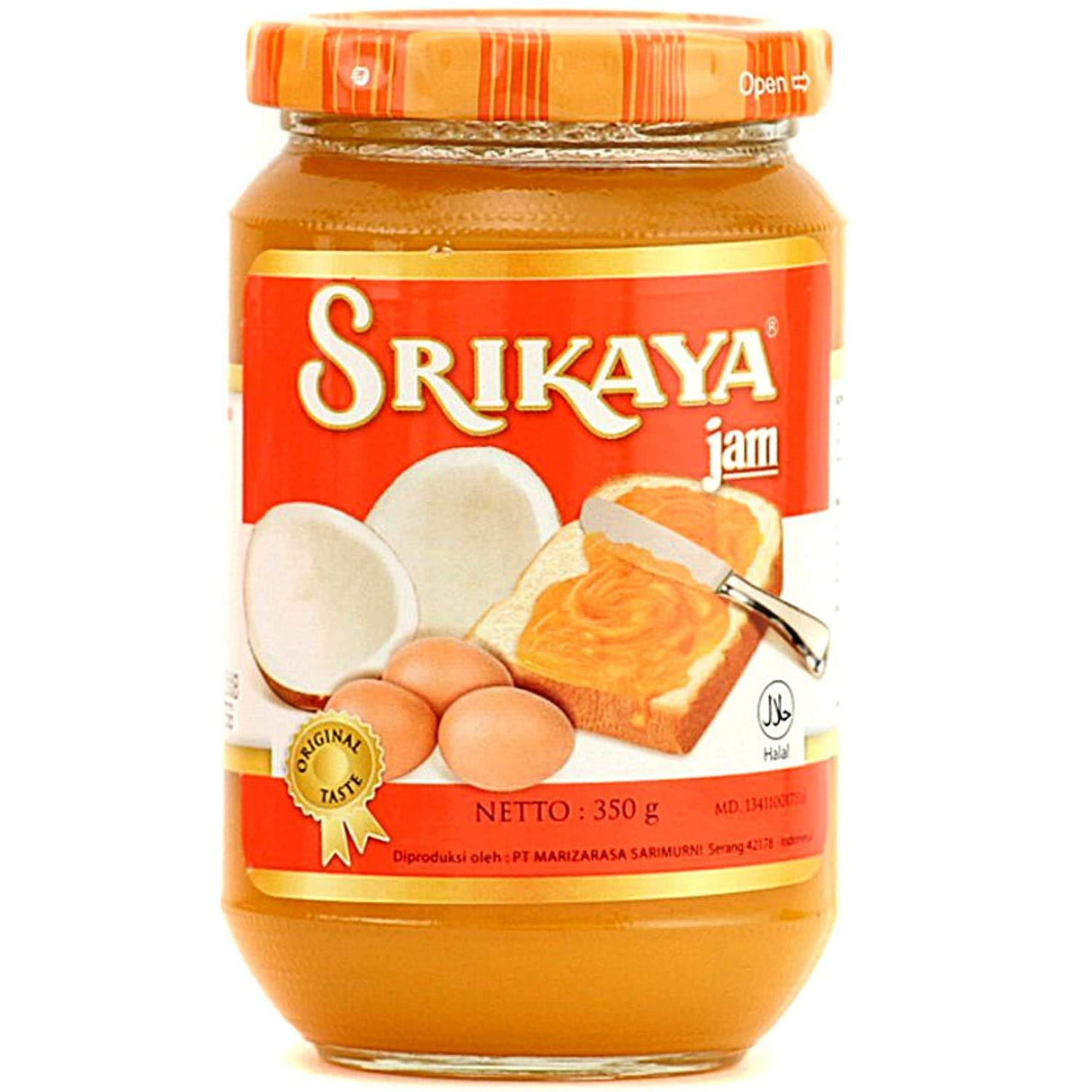 Srikaya Jam (Original Flavor) - 12.3oz (Pack of 1) - Mighty Depot