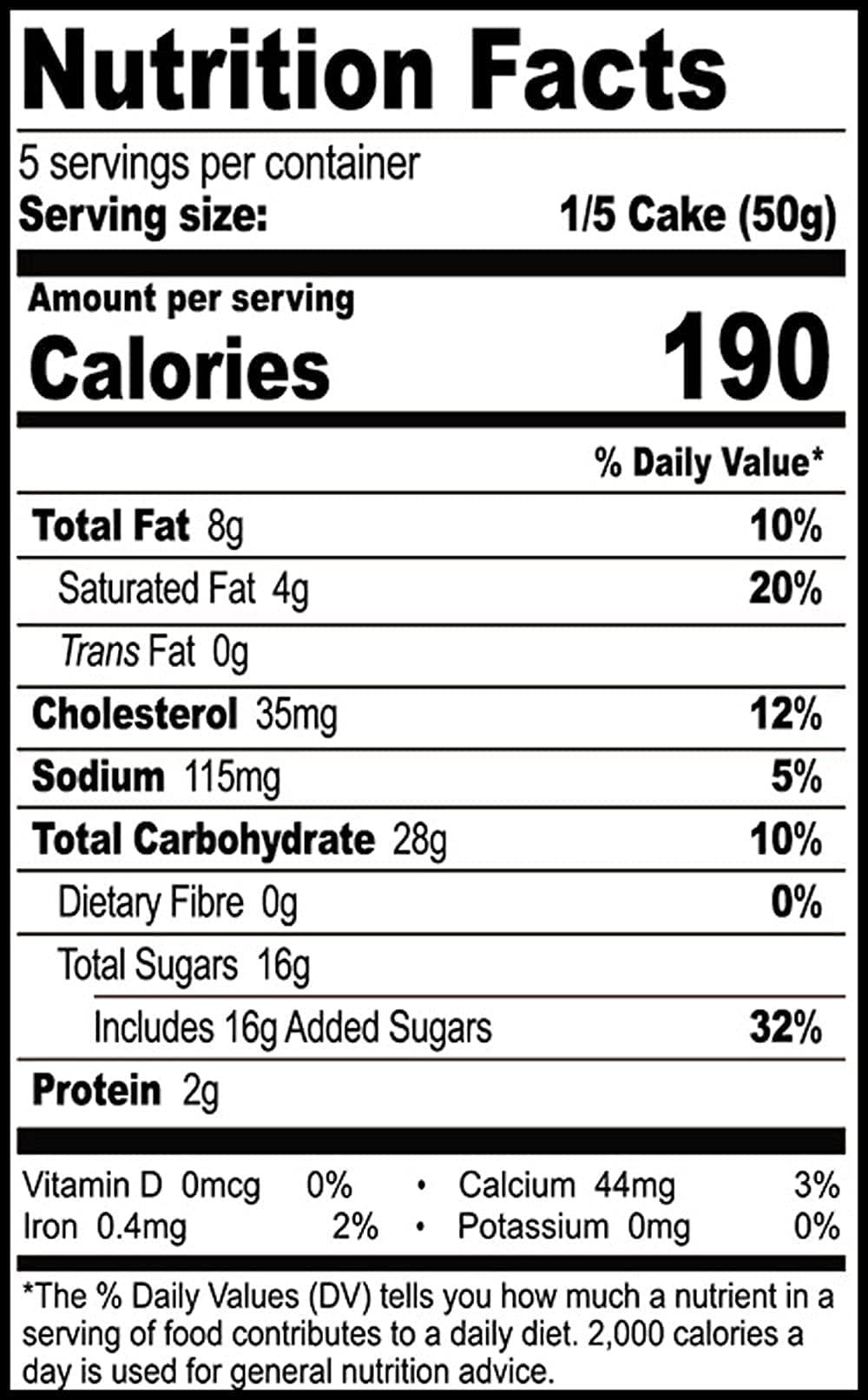 Britannia Cake - Mighty Depot