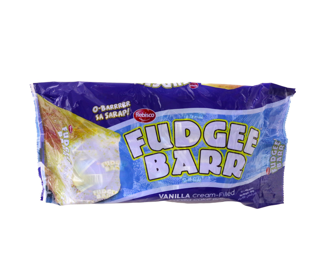 Fudgee Barr Indivually Wrapped Cream Filled Snack Cakes, Chocolate, 41g, 10 Count - Mighty Depot