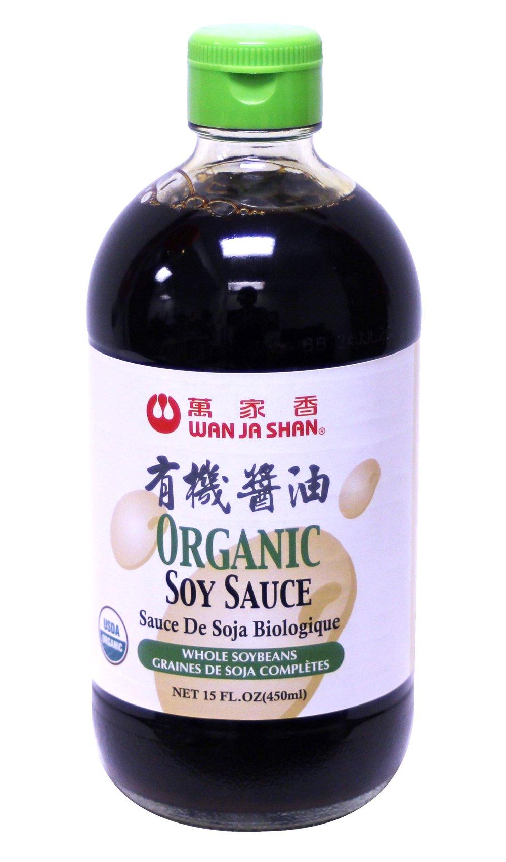 Wan Ja Shan: Organic Soy Sauce (1 X 15 Fl Oz) - Mighty Depot