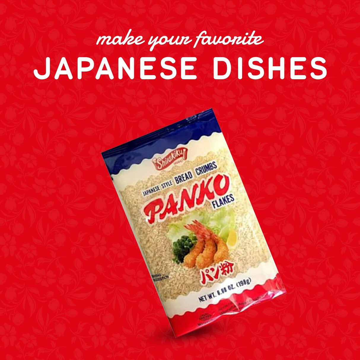 Shirakiku Japanese Style Panko Flakes Bread Crumbs - Perfect for topping, Coating Fish, Chicken and Shrimp | Healthy Wheat Flour Bread Crumbs | 6.98 Oz - (Pack of 6) - Mighty Depot