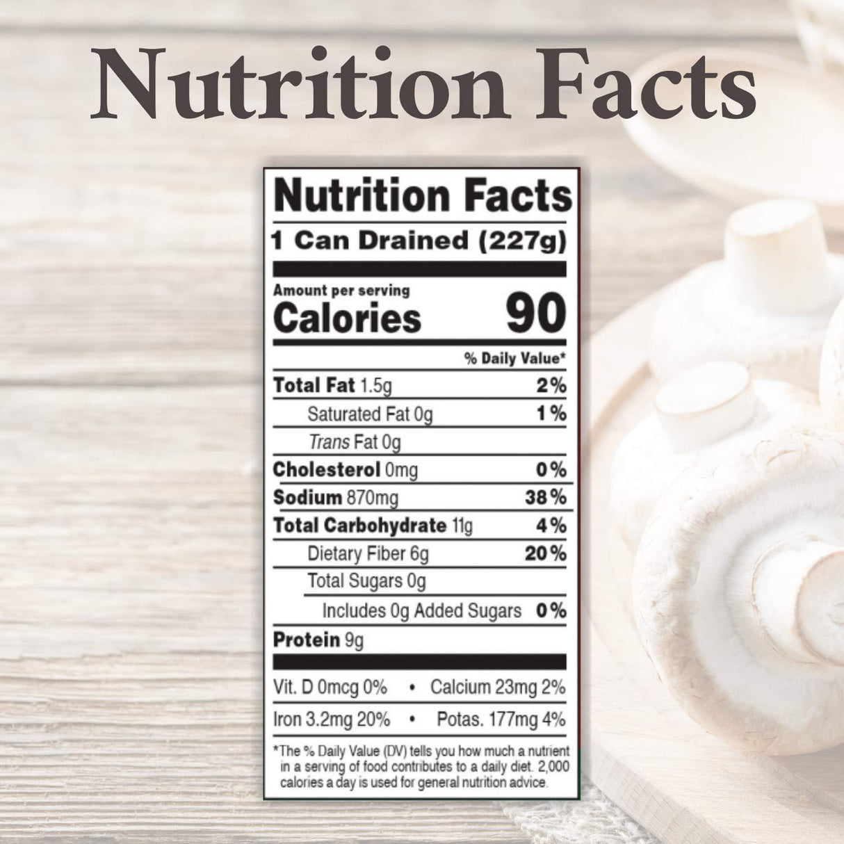 Roland Foods Canned Peeled Straw Mushrooms, 15 Ounce Can, Pack of 8 - Mighty Depot