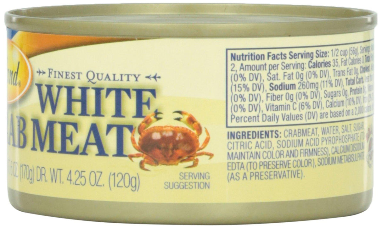 Roland White Crabmeat, 6 oz - Mighty Depot