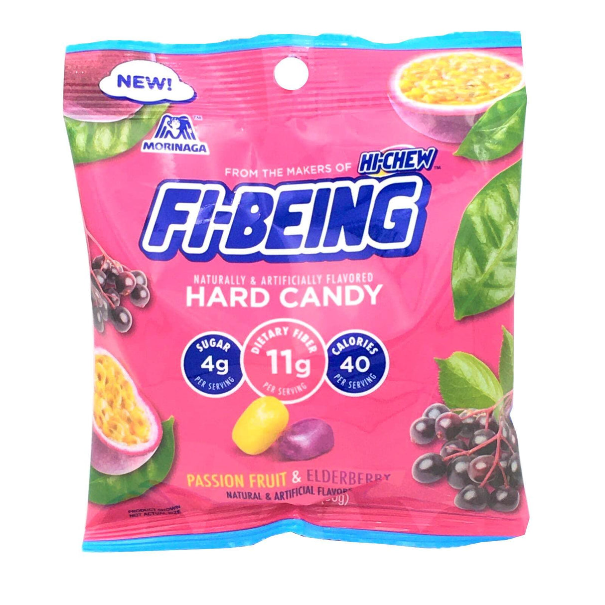 Hi-Chew FI-BEING Hard Candy Peg Bag 1.76oz - Mighty Depot