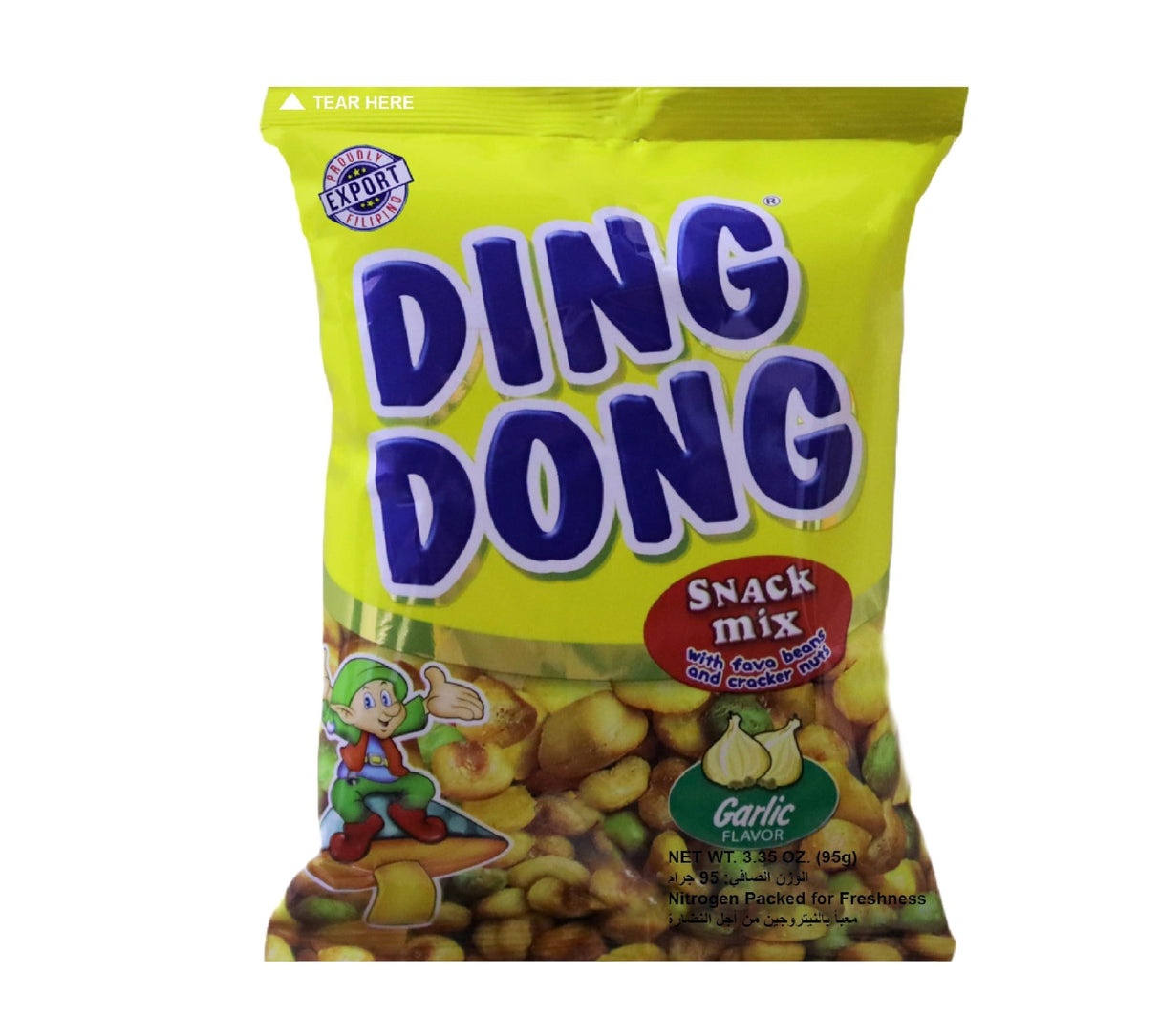 Dingdong Mixed Nuts Real Garlic Flavor (3-pack) - Mighty Depot