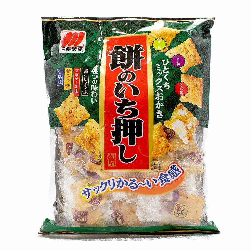 Mini Rice Crackers (3 Flavors) by Sanko 2.9 oz - Mighty Depot