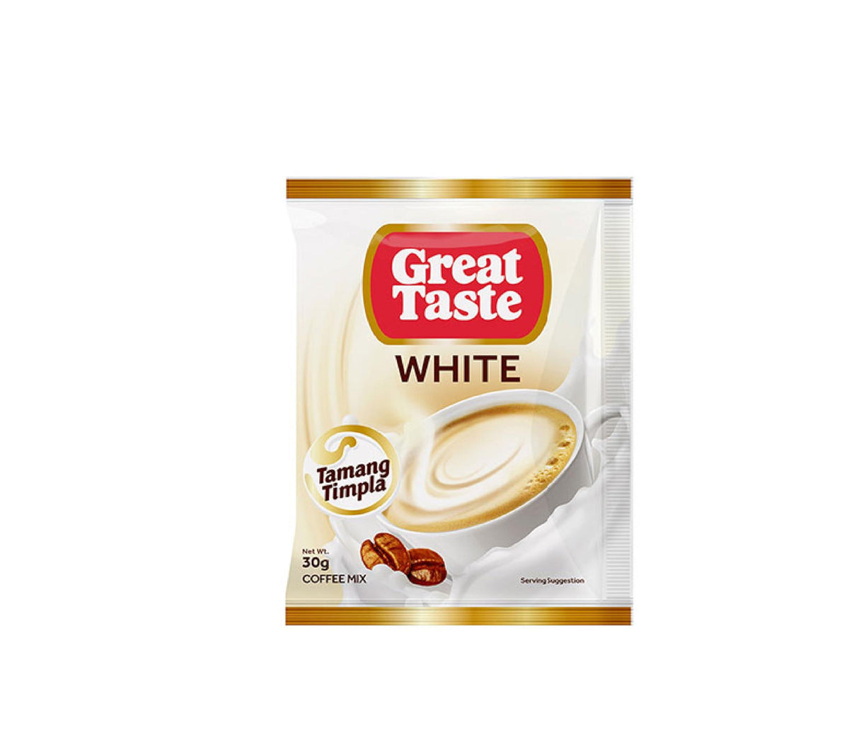 Great Taste 3-in-1 White Coffee Chocolate - 10 Sachets - Mighty Depot