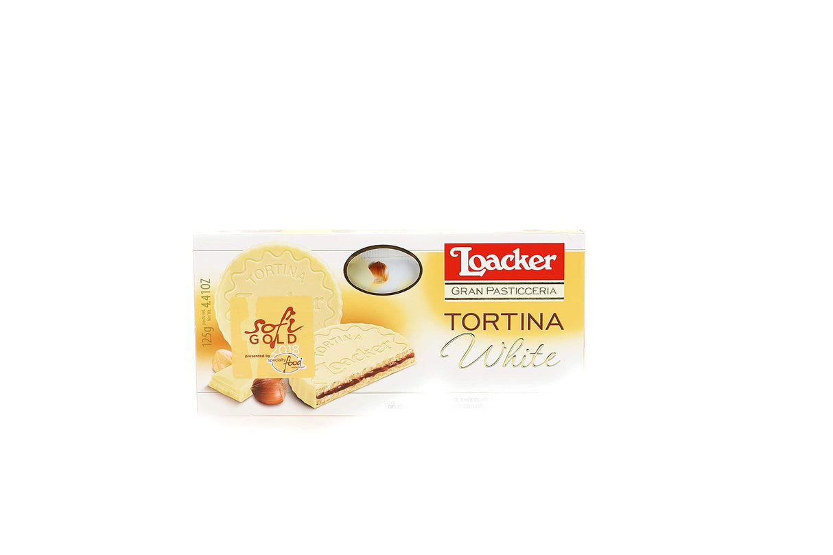Loacker Gran Pasticceria Tortina White 125g/4.41 oz. - Mighty Depot