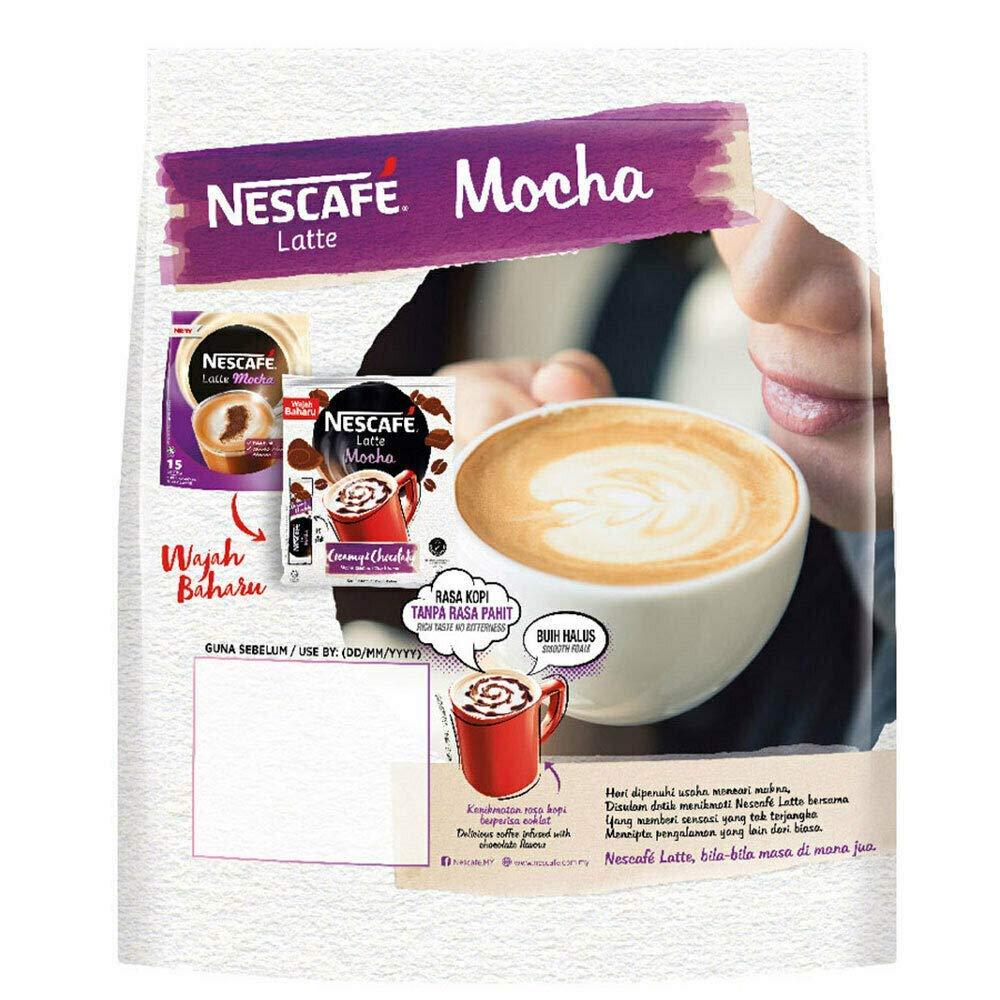 Nescafe 3 in 1 Tropical COCONUT Coffee Latte - Instant Coffee Packets - Single Serve Flavored Coffee Mix - Mighty Depot