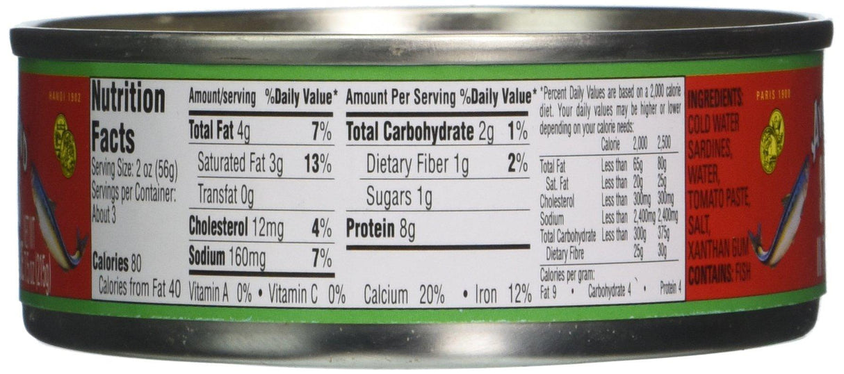 Ayam Sardines in Tomato Sauce, 7.6 Ounce - Mighty Depot