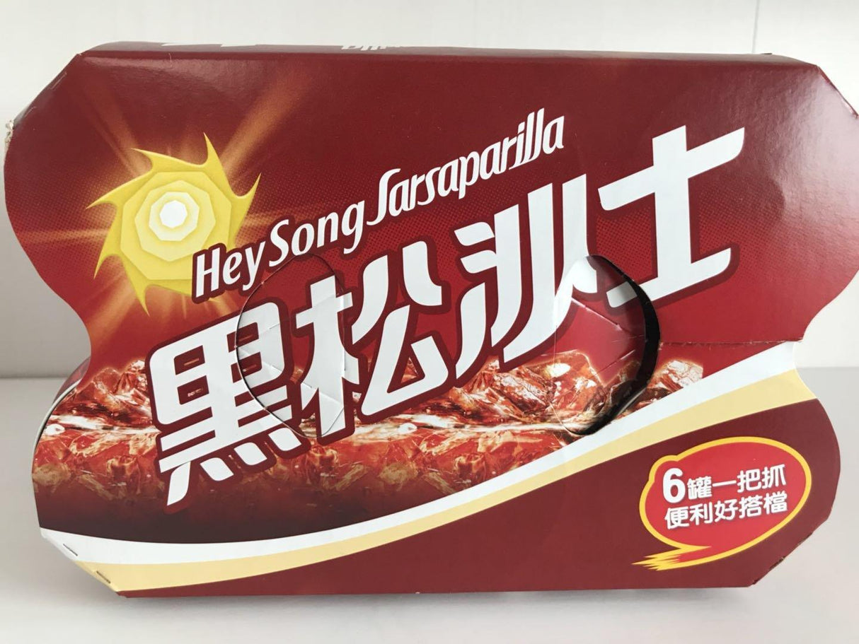 Hey Song Sarsaparilla Flavour Drink 330ml ( 6 cans) - Mighty Depot