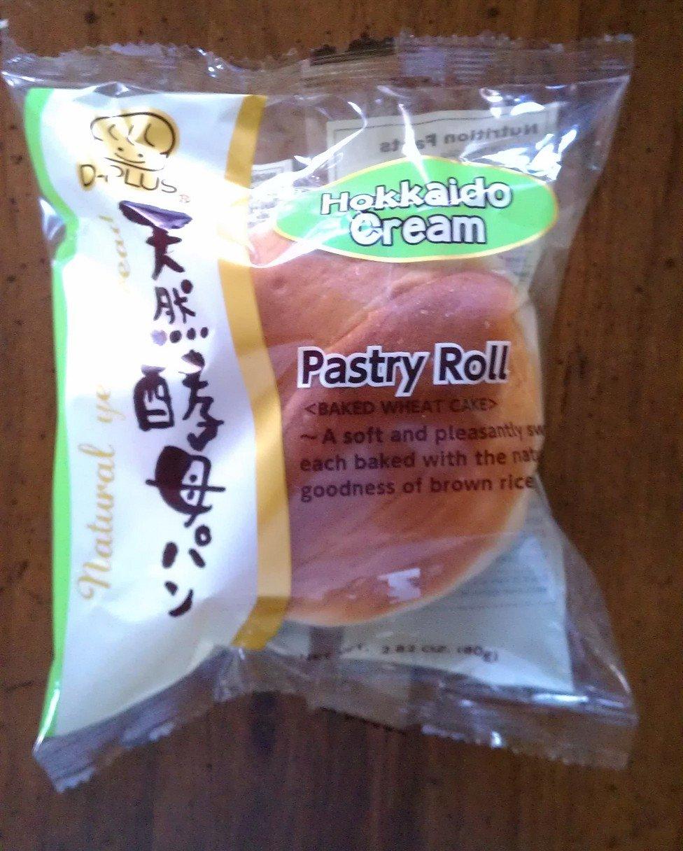 D-Plus - Japanese Bread Baked Wheat Cake (Hokkaidou Milk Cream), 2.82 Ounces, (Pack of 2) - Mighty Depot