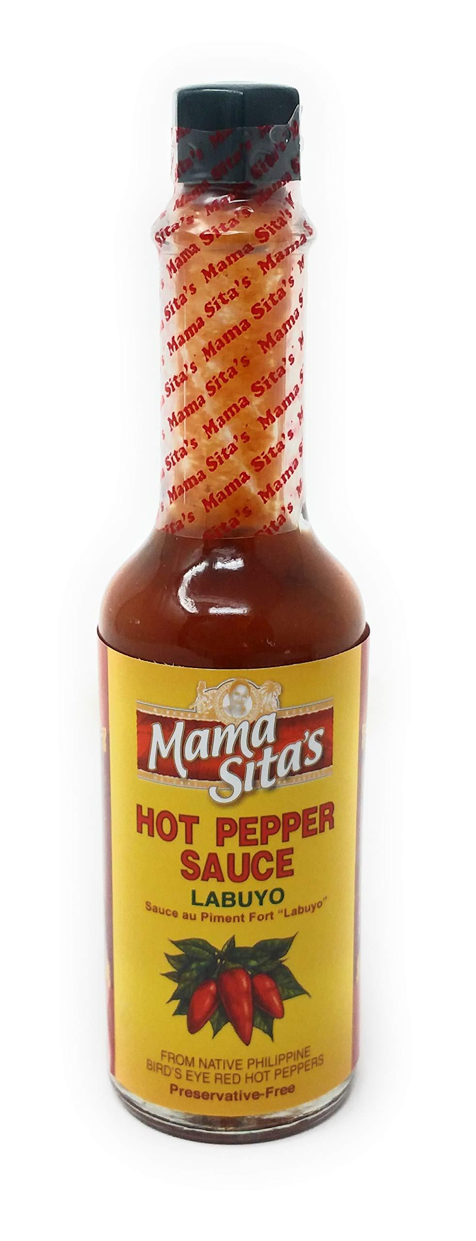 Mama Sita's Pure Labuyo Red Hot Pepper Sauce, 2 Ounce - Mighty Depot