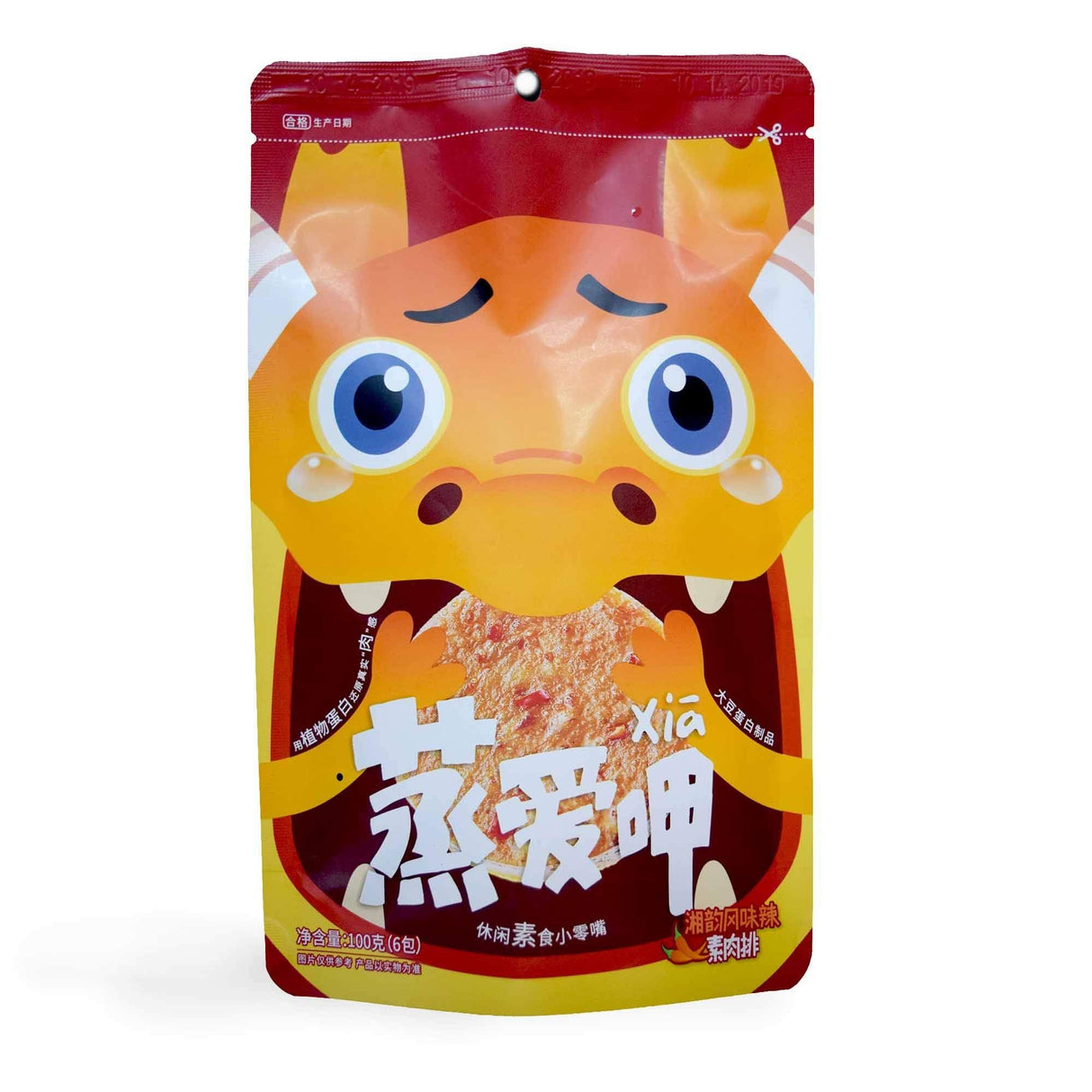 Salty Dried Bean 蒸爱呷 素肉排 (湘韵辣味)100g (pack of 4) - Mighty Depot