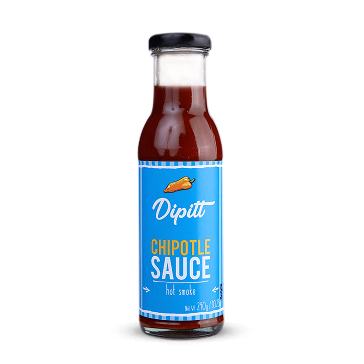 Dipitt Tomato Ketchup 10.58 oz (300g) | Condiment for Dipping, Marinade & Cooking | Verified Non-GMO | Halal & Gluten Free | No Artificial Flavours | Finest Glass Bottle - Mighty Depot