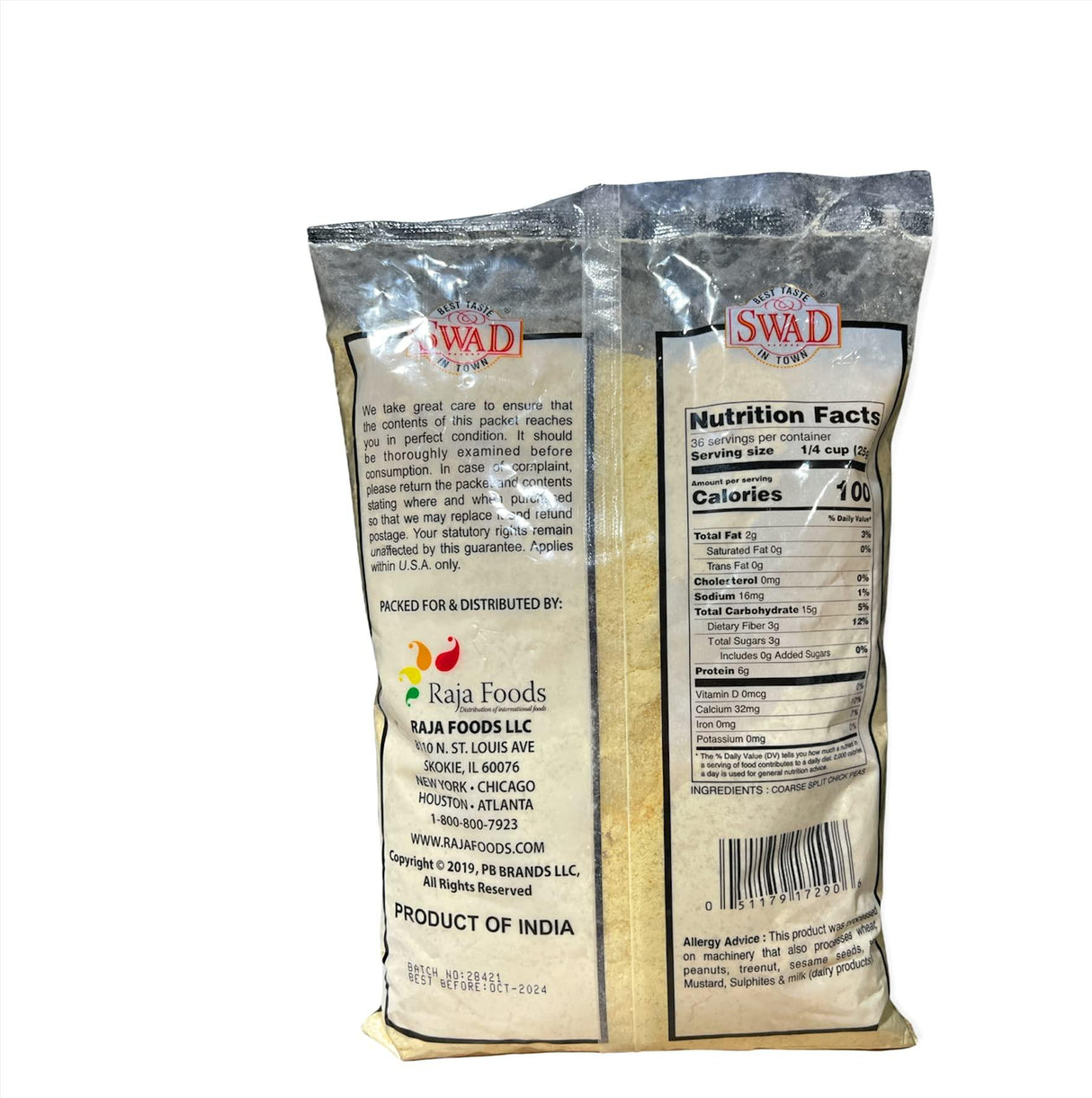 Great Bazaar Swad Ladu Besan, 2 Pound - Mighty Depot