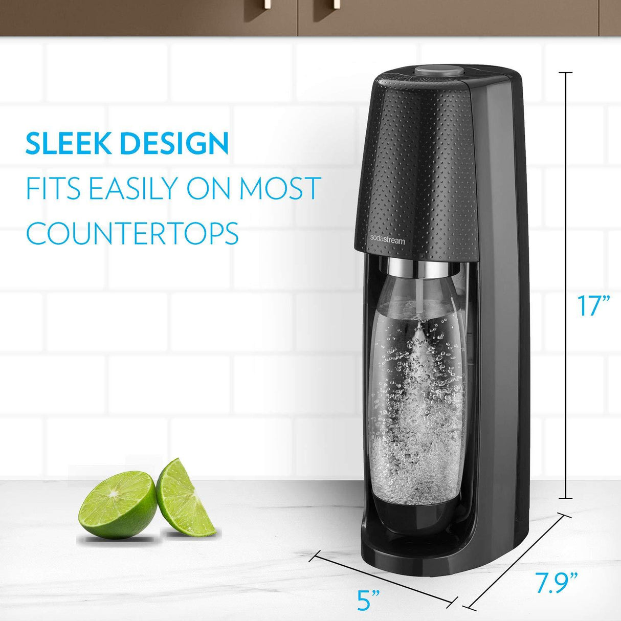 sodastream Fizzi Sparkling Water Maker with CO2 and BPA free Bottle - Mighty Depot