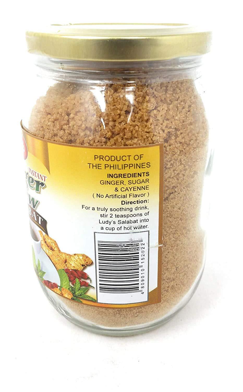 Ludy's Salabat Ginger Brew & Ginger Juice with Calamansi, 360g (Pack of 2) - Mighty Depot