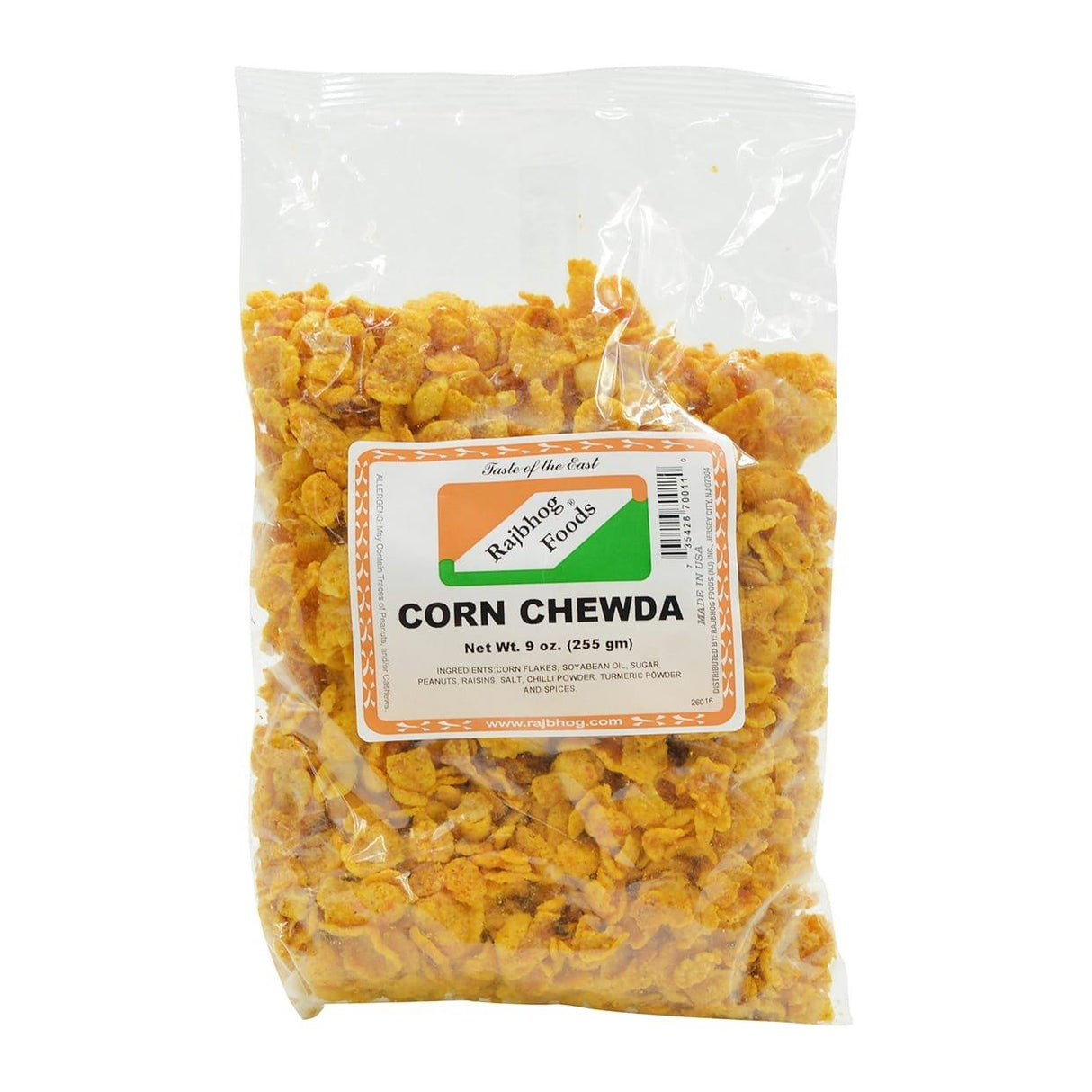 Rajbhog, Corn Chewda, 255 Grams(gm) - Mighty Depot