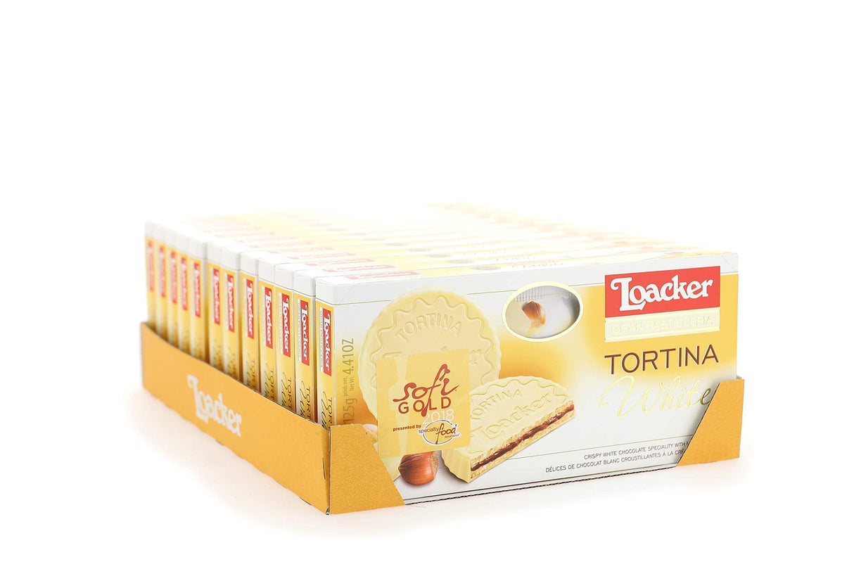 Loacker Gran Pasticceria Tortina White 125g/4.41 oz. - Mighty Depot