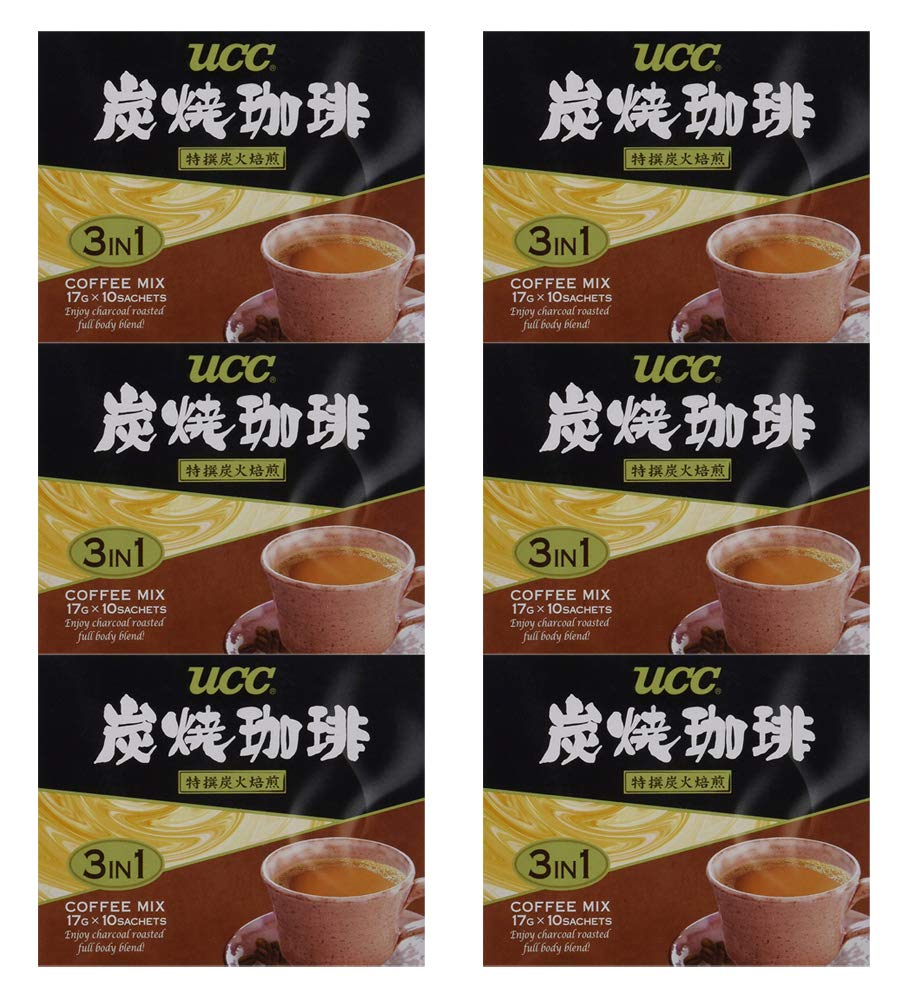 UCC Sumiyaki 3 in 1 Coffee Mix 10 Sachets (6 Packs)