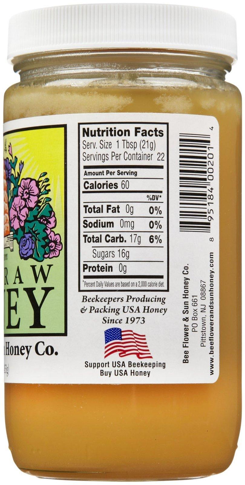 Bee And Flower Clover Blossom Honey - 1 lb - Mighty Depot