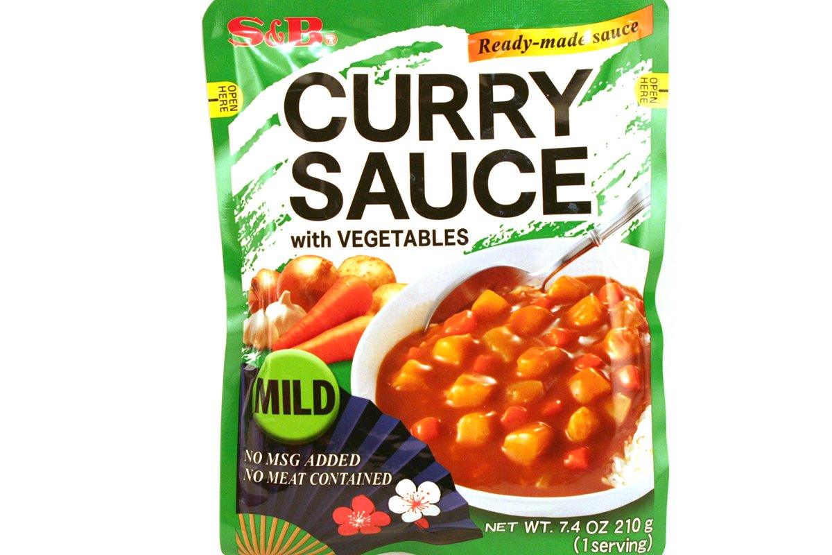 Curry Sauce with Vegetables (Mild) - 7.4oz (Pack of 6) - Mighty Depot