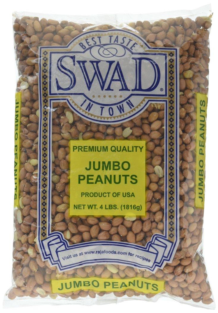 Great Bazaar Swad Raw Peanuts, 4 Pound - Mighty Depot