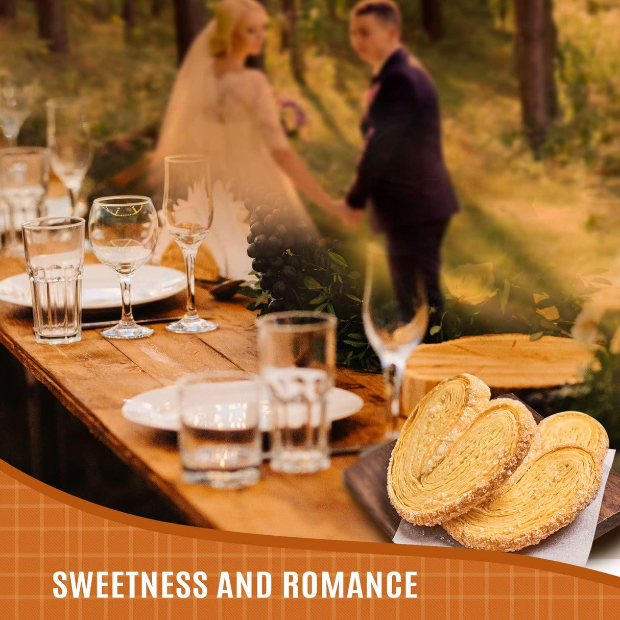 EULONG Palmier Puff Pastry, Holiday Butterfly Cookie Biscuits, Heart Cookie Valentine Gift Snack Individually Wrapped 4.23Oz - Mighty Depot