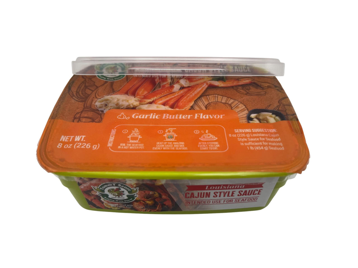 YummY Sauce Cajun Sauce Garlic Butter Flavor( Pack of 1x8oz) - Mighty Depot